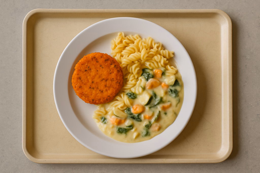 TK Kürbis - Chiasamenröstling mit Pasta Rahmgemüse (AI Generated)