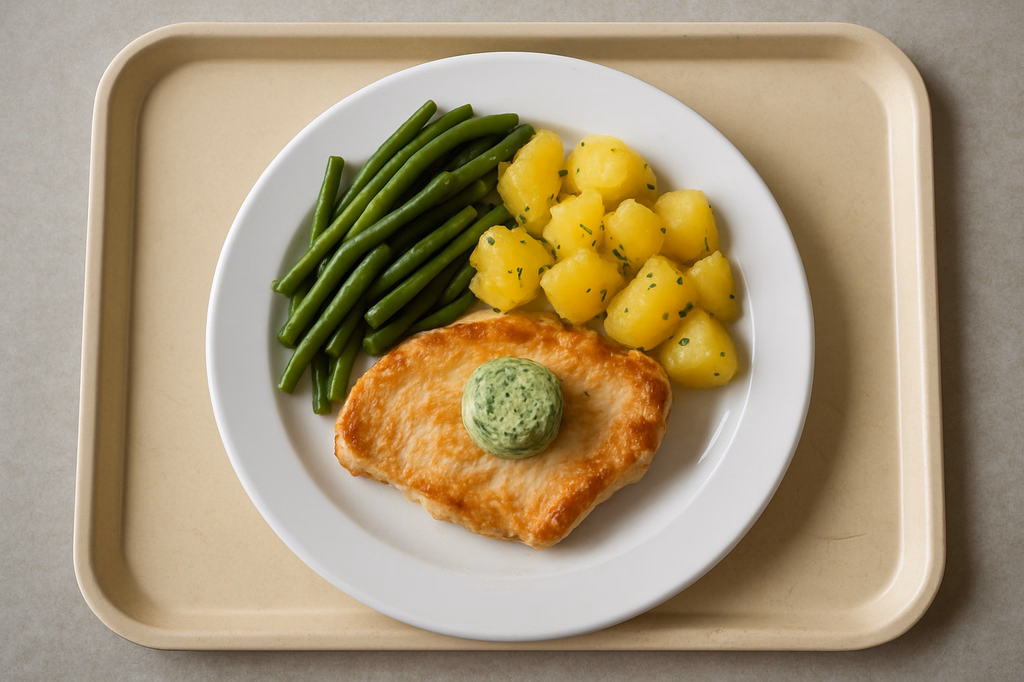 Putenbruststeak mit hausgemachter Bärlauchbutter (AI Generated)
