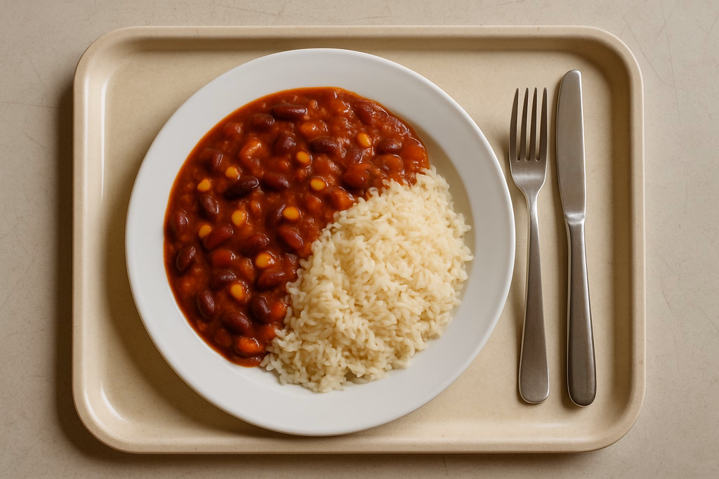 Chili sin carne "Texas Style" Langkornreis (AI Generated)