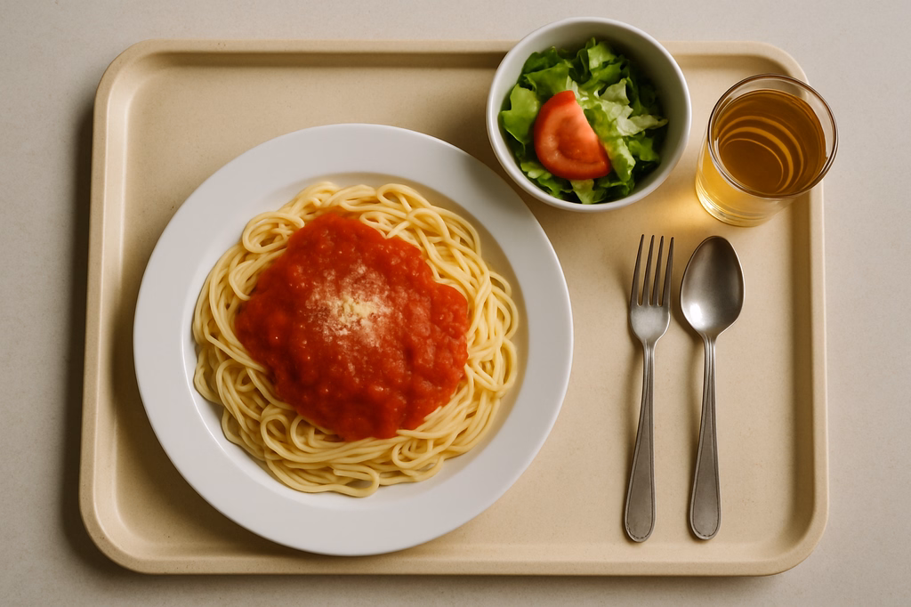 Spaghetti mit Tomatensoße (AI Generated)