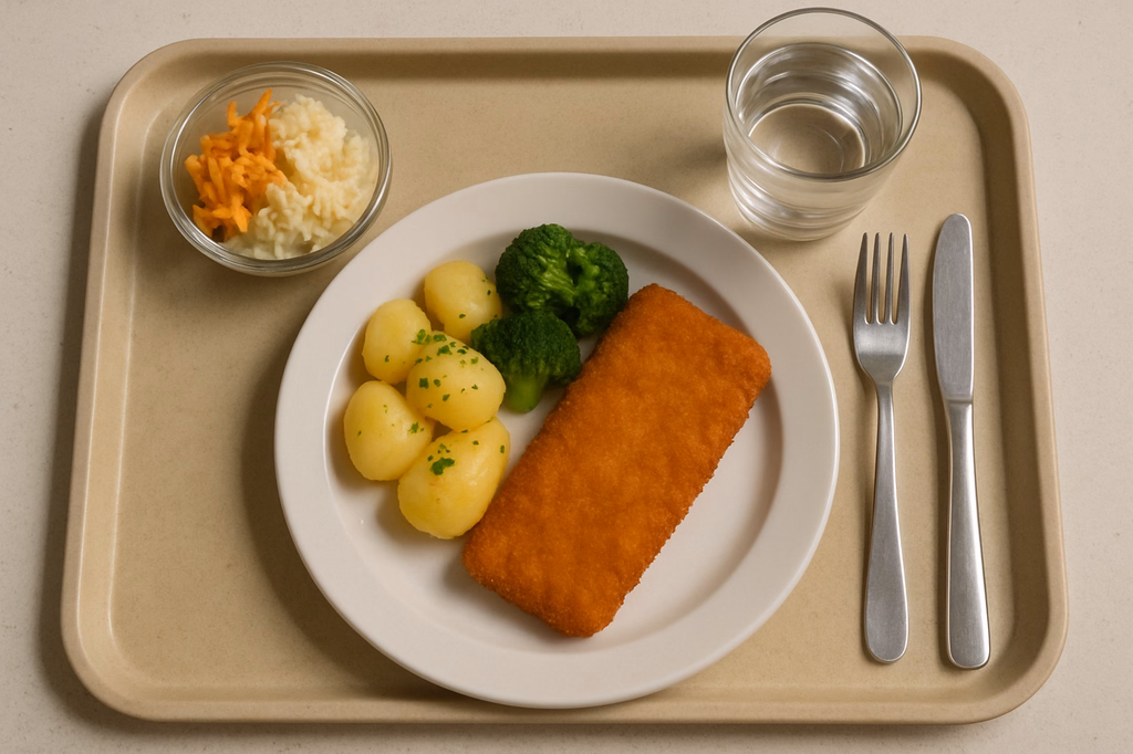 Seelachsfilet gebacken (AI Generated)