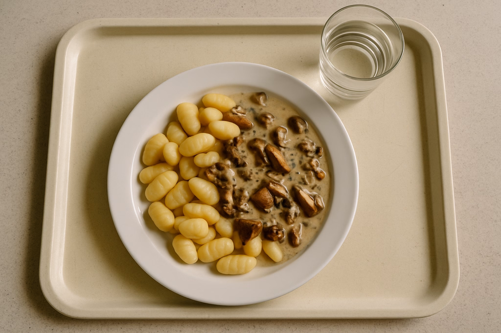 Gnocchi mit Waldpilzen (AI Generated)