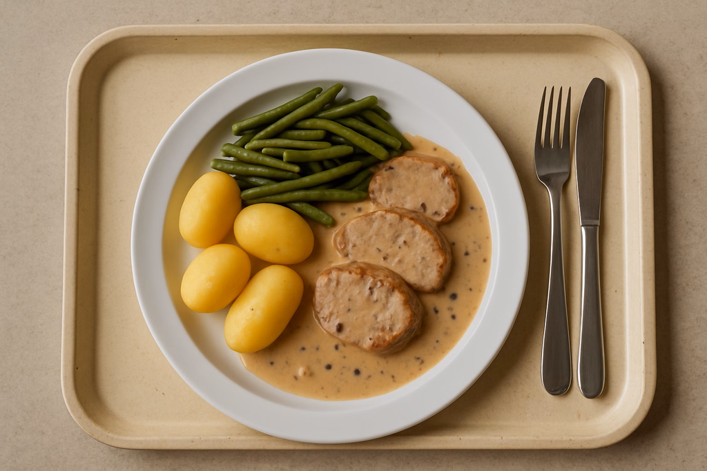 Schweinelendchen an Pfefferrahmsoße (AI Generated)