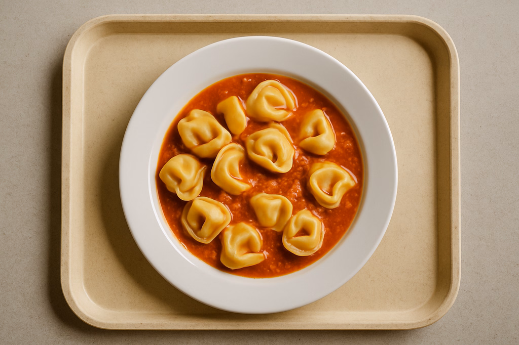 Tortelloni "Quinoa " Tomatensoße (AI Generated)