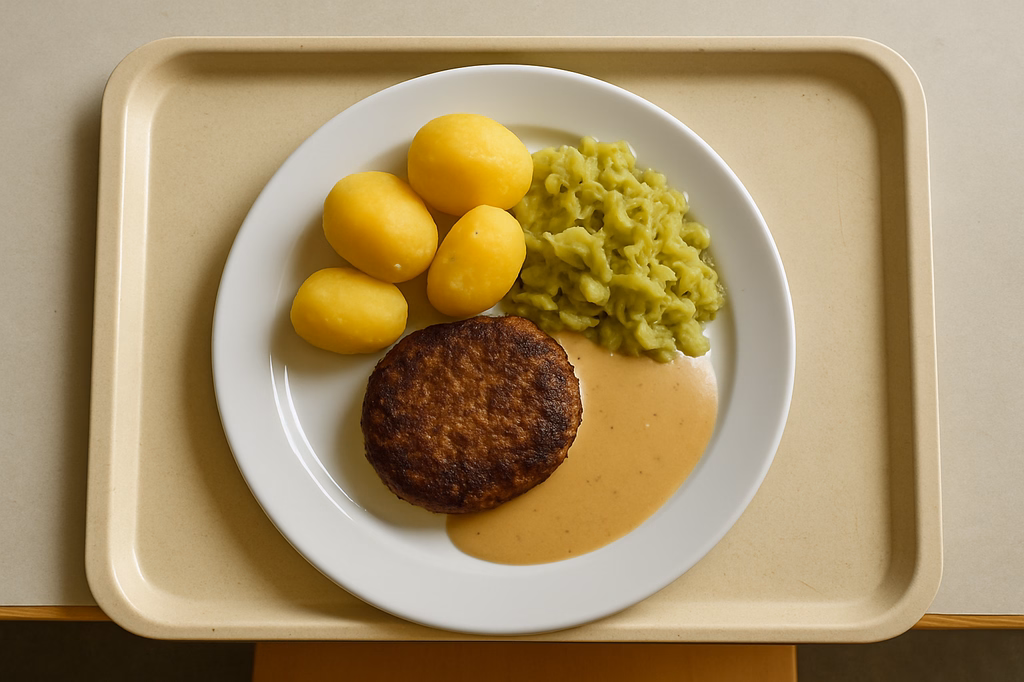 Hacksteak mit Rahmsoße (AI Generated)