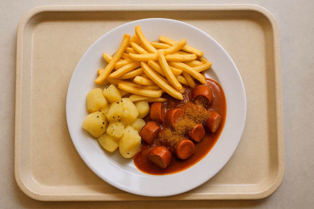 Vegane Currywurst (AI Generated)