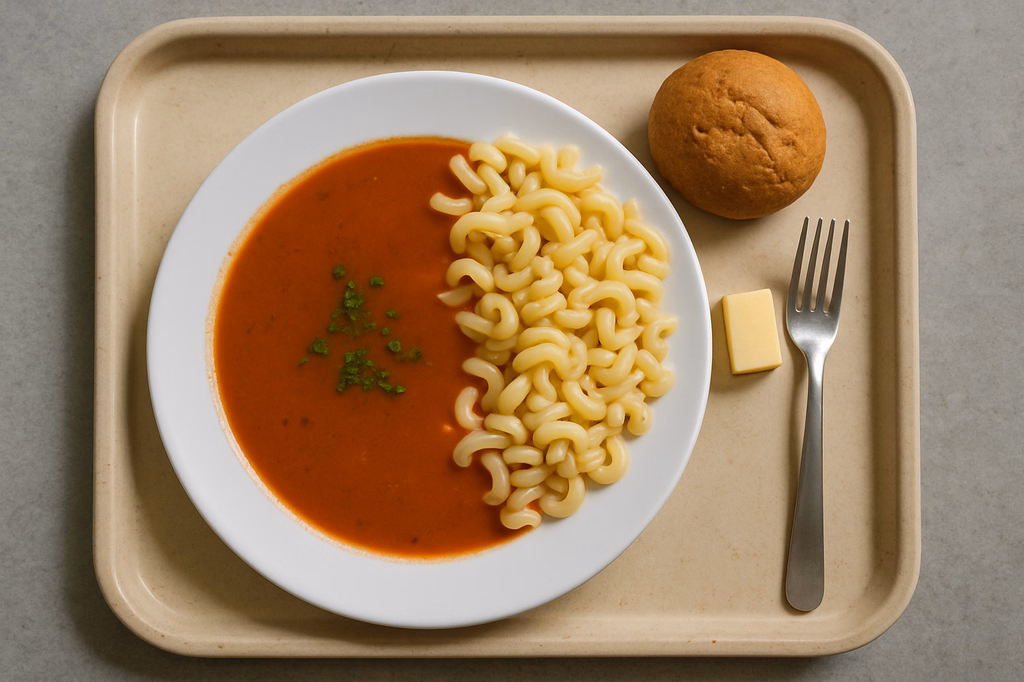 Tomatensuppe mit Basilikum (AI Generated)