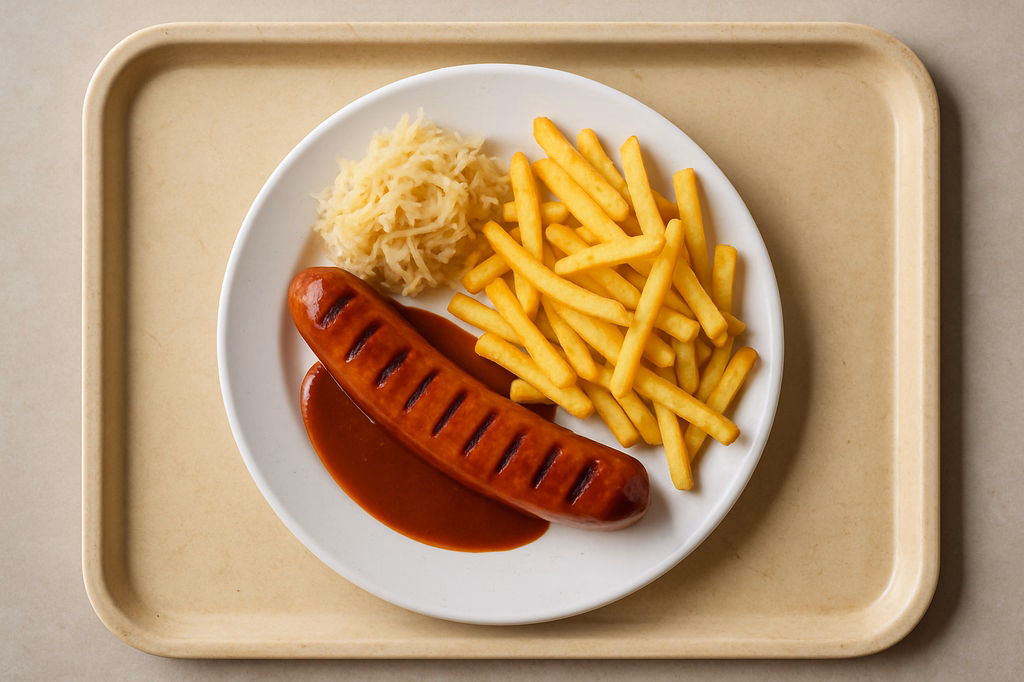 Gegrillte Rindswurst "american B.B.Q." (AI Generated)