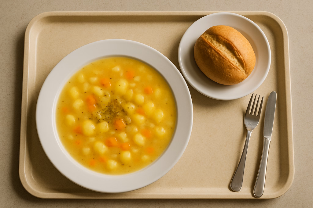 Kartoffelsuppe mit Majoran (AI Generated)