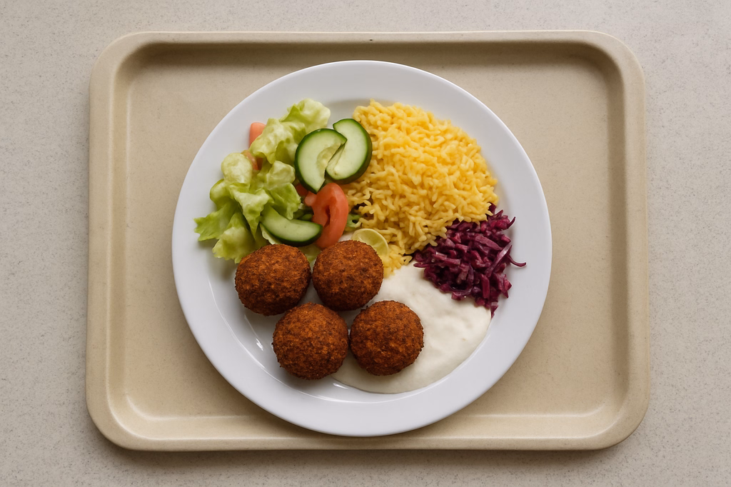 Falafelteller (AI Generated)